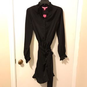 Lilly Pulitzer Abriana black dress size 8